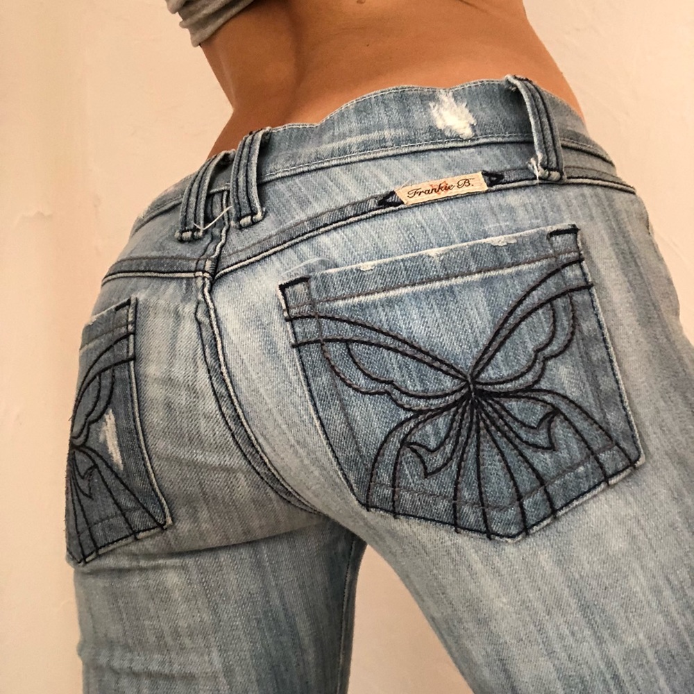 Frankie B Butterfly Pocket Jeans